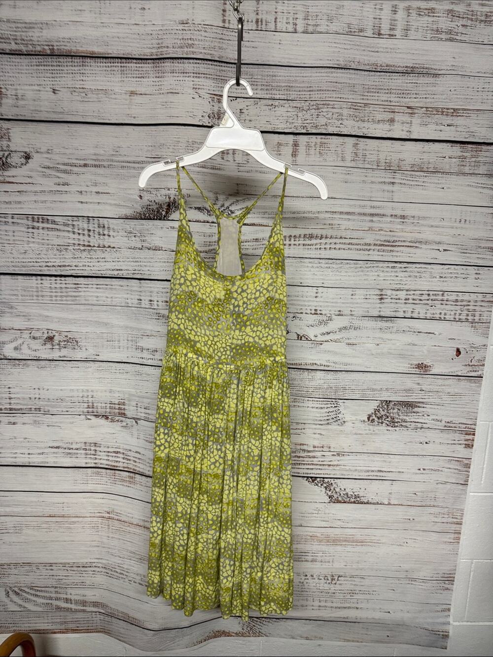 Twenty8Twelve Jaxon Lime Green Racerback Dress Sz 2